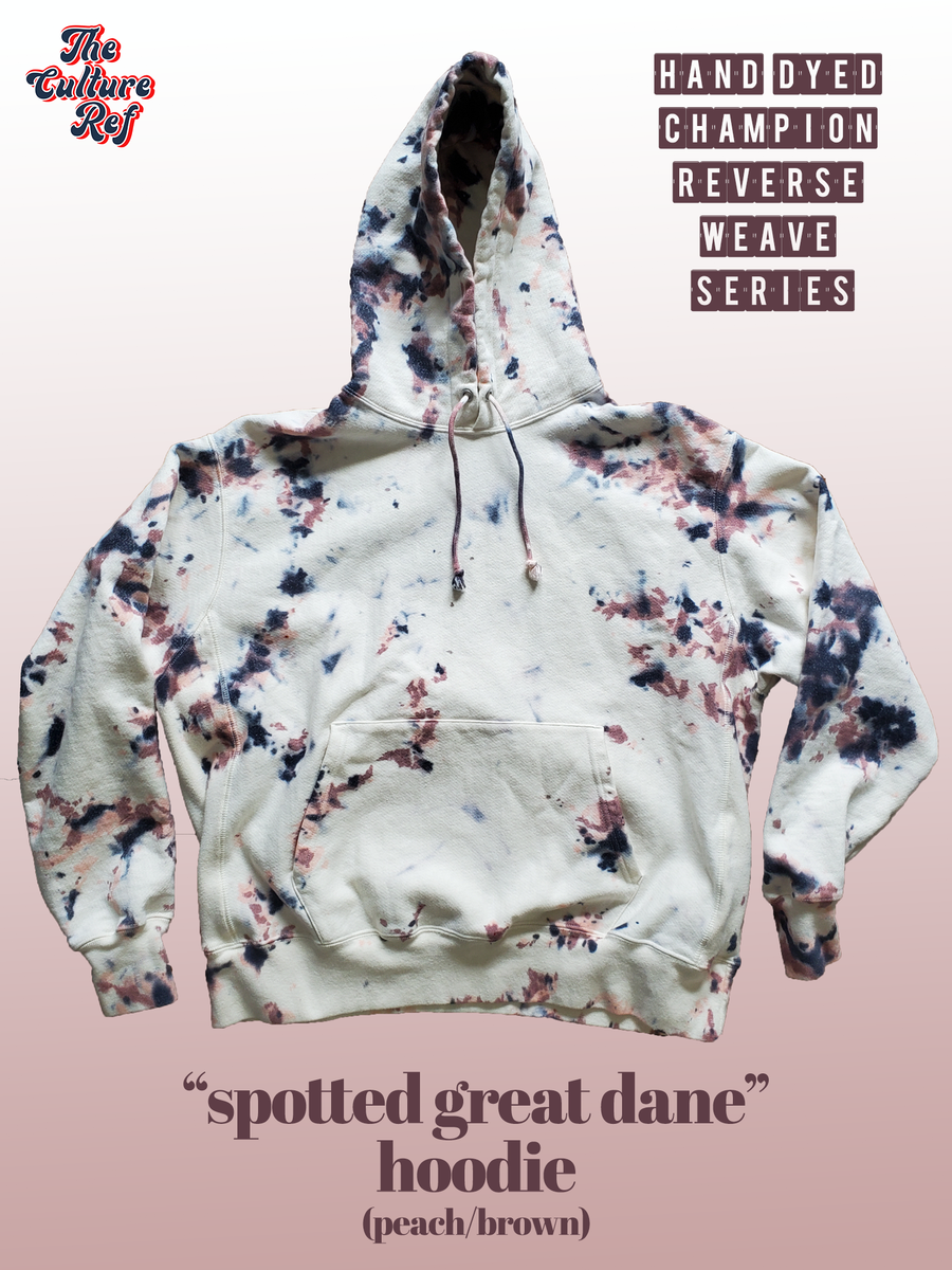 Champion graphic tape discount hoodie
