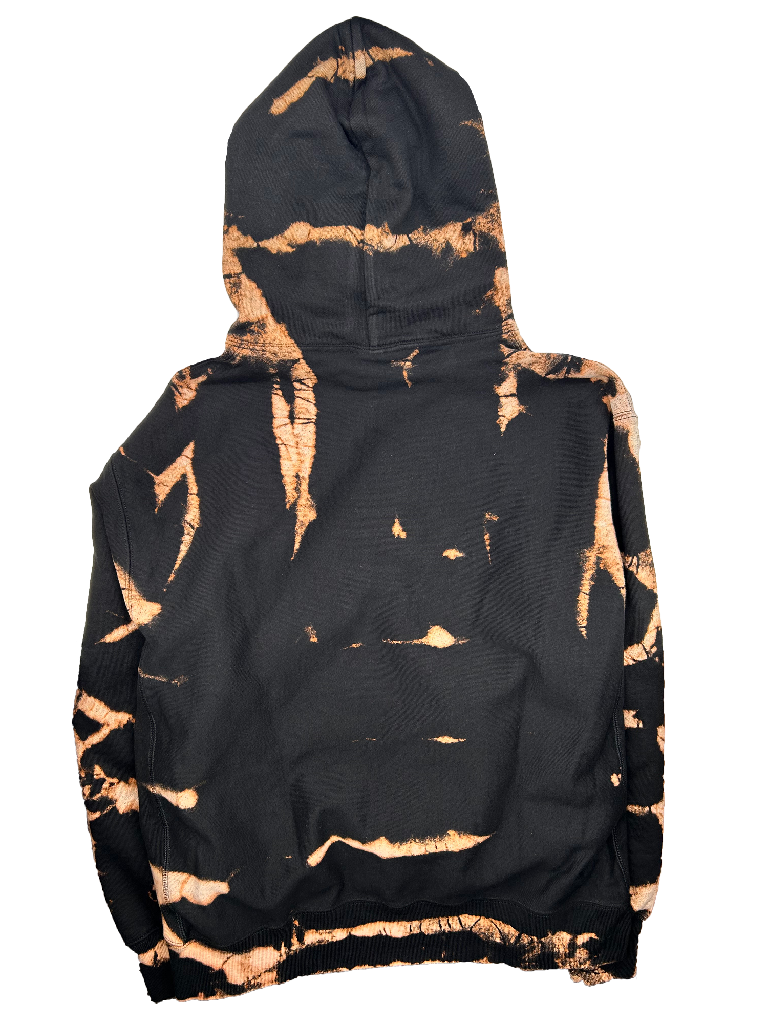 Black Reverse Dyed X-Ray - Tie Dye Hoodie -  Hand Dyed  - Champion Reverse Weave | The Culture Ref Official Tie Dye Series (Copy)