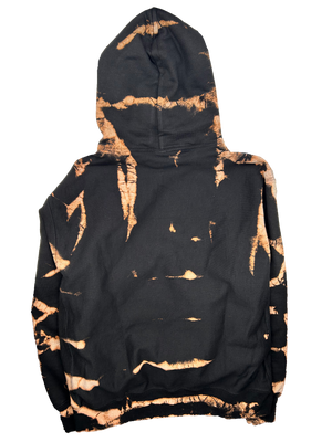 Black Reverse Dyed X-Ray - Tie Dye Hoodie -  Hand Dyed  - Champion Reverse Weave | The Culture Ref Official Tie Dye Series (Copy)