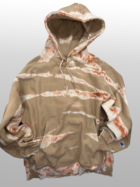 Tinted tan outlet champion hoodie