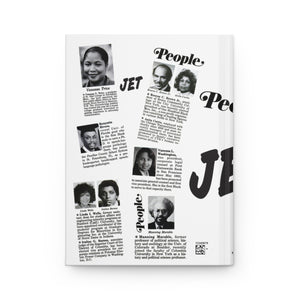 Jetsetter Notebook - Jet Magazine People Career Power Moves | Journal Hardcover Notebook -  Ruled Line Black Excellence