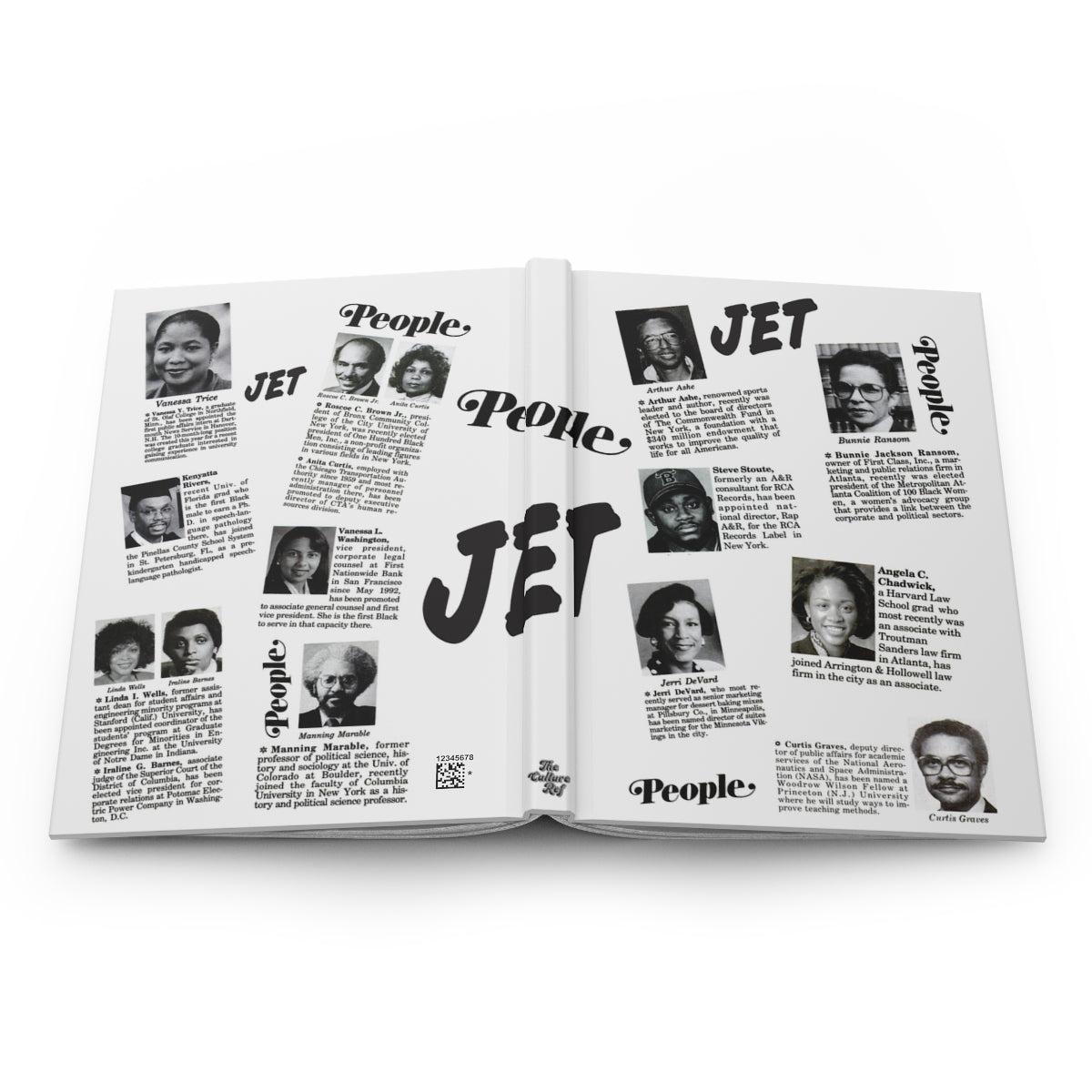 Jetsetter Notebook - Jet Magazine People Career Power Moves | Journal Hardcover Notebook -  Ruled Line Black Excellence