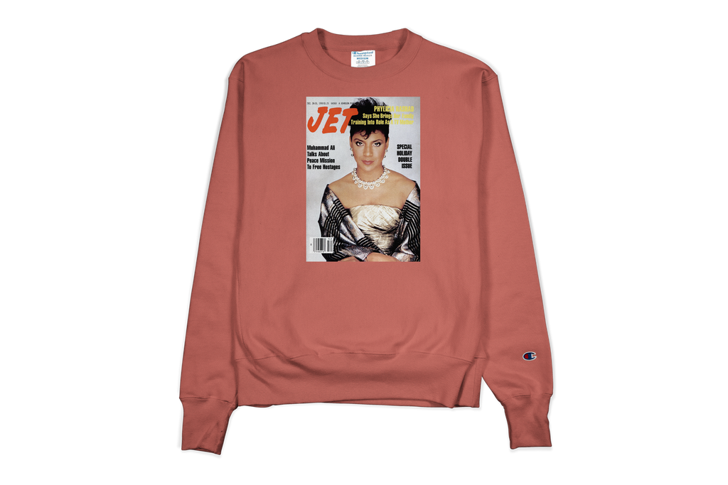Phylicia Rashad Magazine Cover Sweatshirt - Champion Reverse Weave Heavyweight Crewneck 430 GSM | 12 oz Sweatshirt