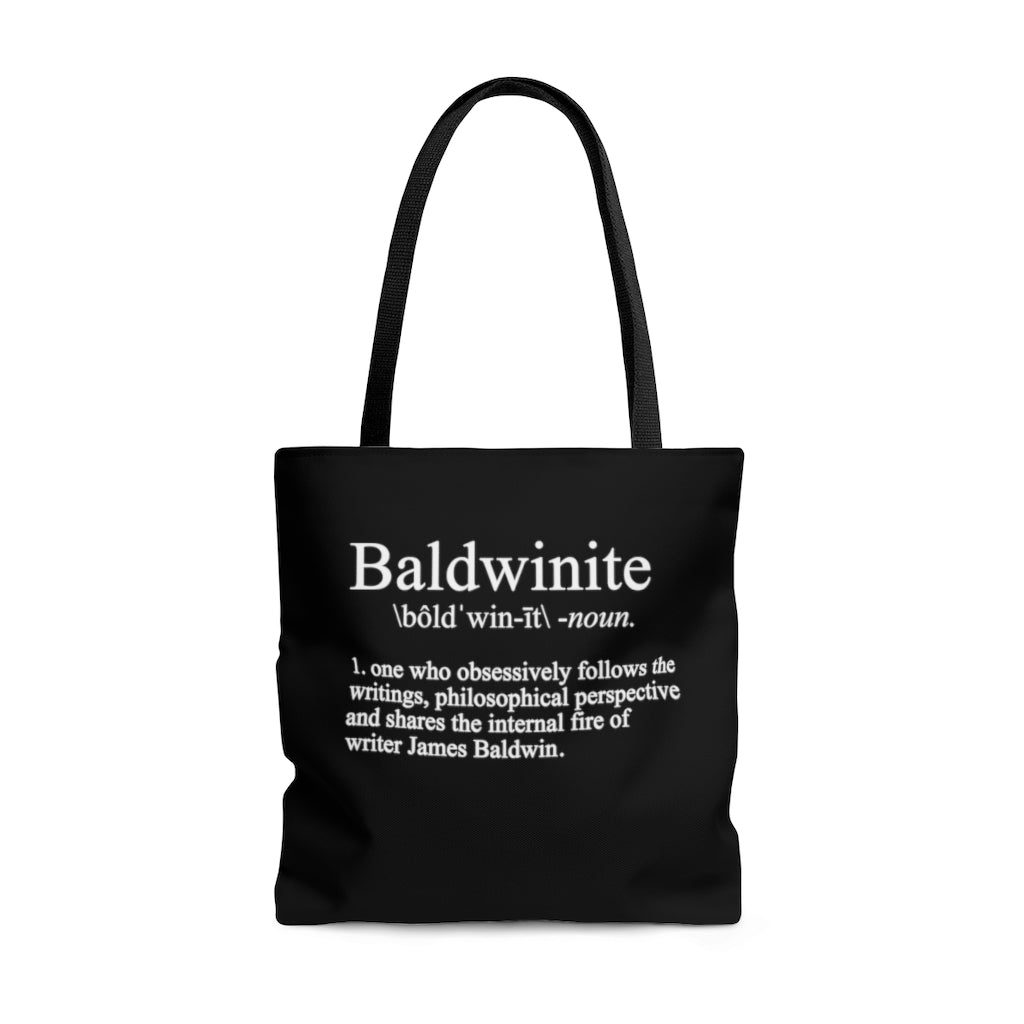 Baldwinite - James Baldwin Fan Definition Tote Bag Writer Black History | Harlem Renaissance Author and Essayist