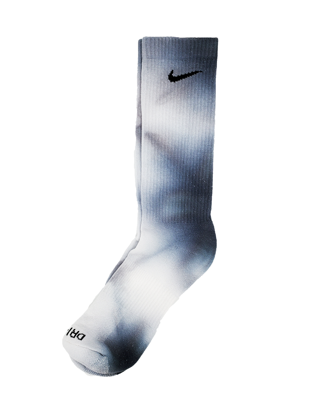 Hand Dyed Nike Socks - Ice Dyed Everyday Plus Limited Colors Tie Dye Crew Socks