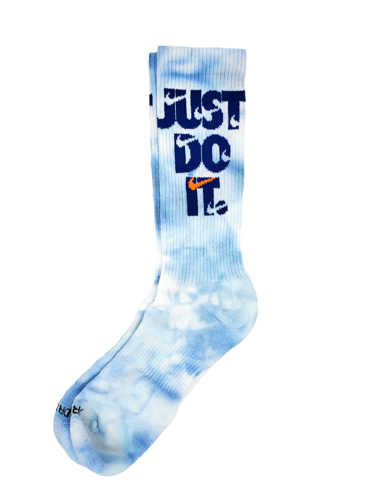 Hand Dyed Nike Socks - Ice Dyed Everyday Plus Limited Colors Tie Dye Crew Socks