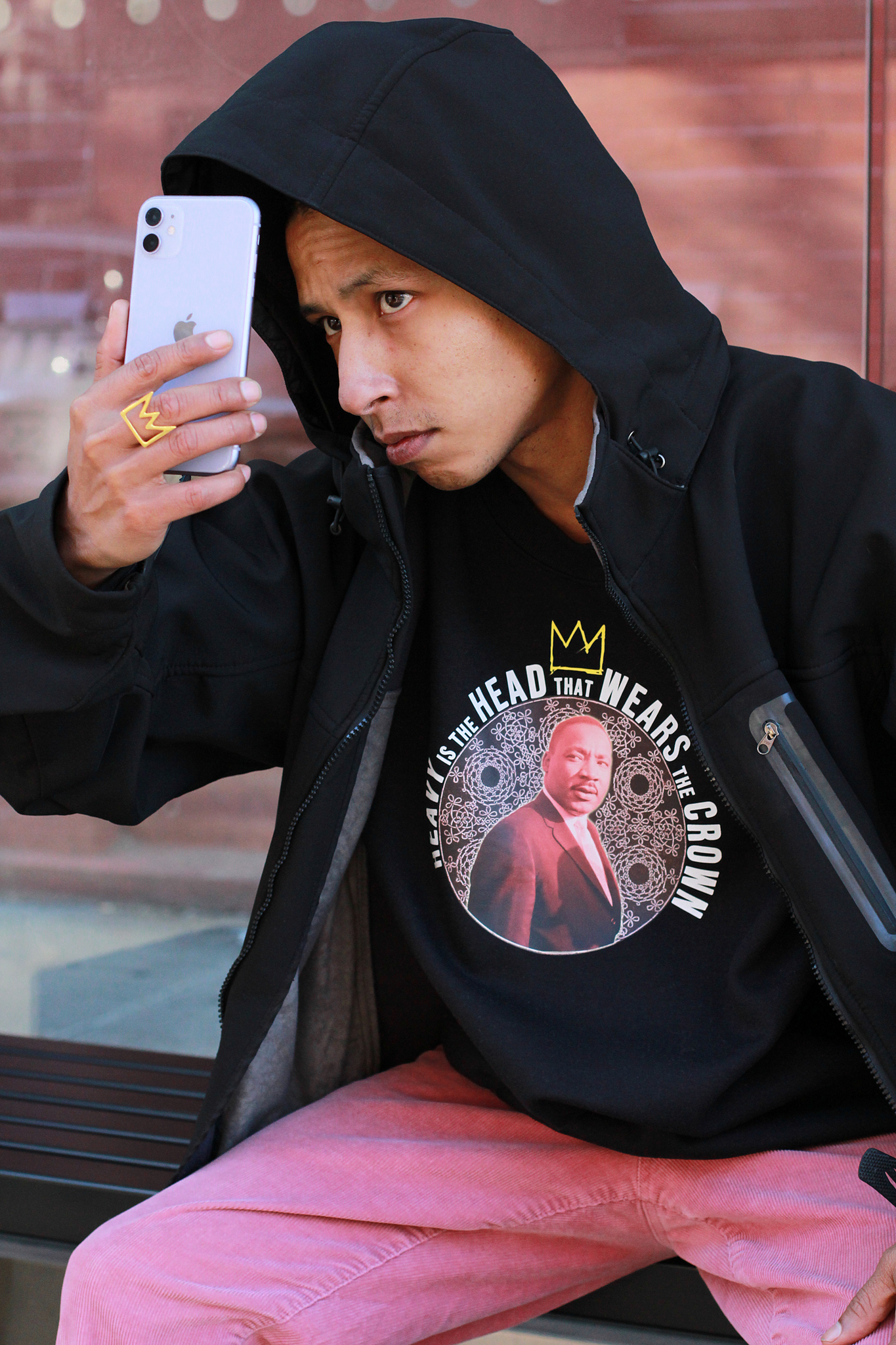 Dr. Martin Luther King Jr Crewneck Sweatshirt Heavy Is The Head