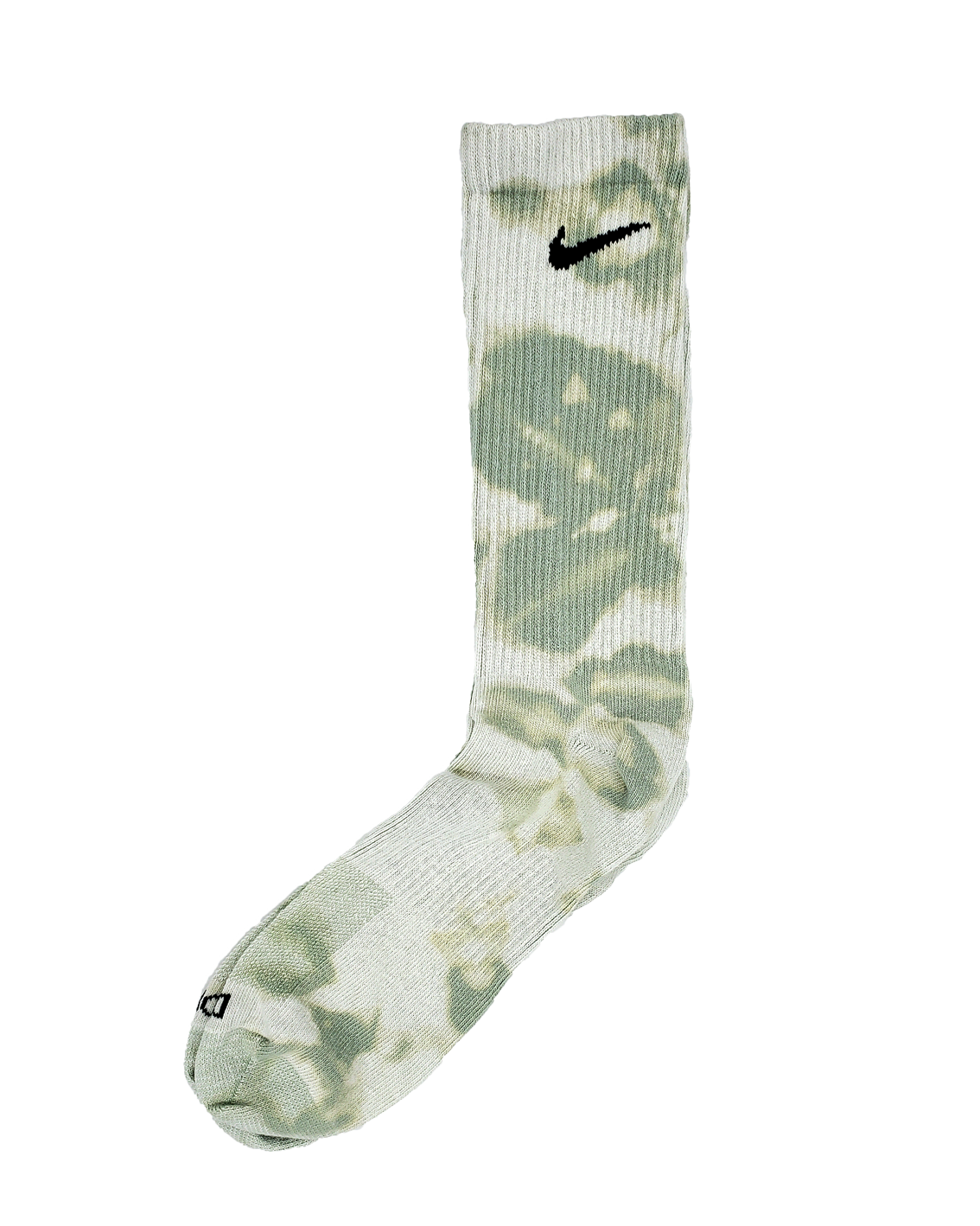 Hand Dyed Nike Socks - Ice Dyed Everyday Plus Limited Colors Tie Dye Crew Socks