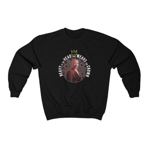 Dr. Martin Luther King Jr Crewneck Sweatshirt - Heavy Is The Head That Wears The Crown MLK