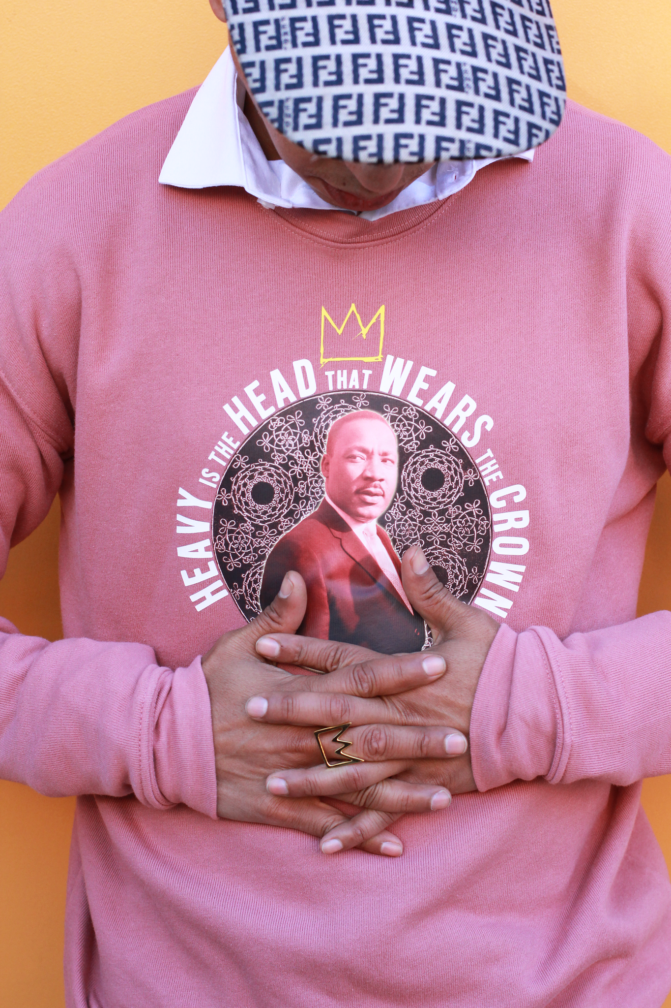 Dr. Martin Luther King Jr Crewneck Sweatshirt - Heavy Is The Head That Wears The Crown MLK