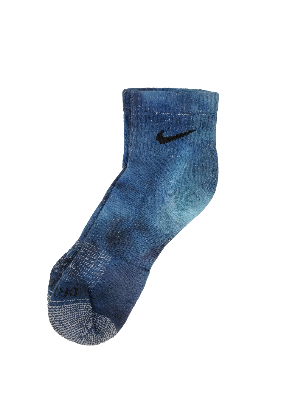 Hand Dyed Nike Socks - Ice Dyed Everyday Plus Limited Colors Tie Dye Crew Socks