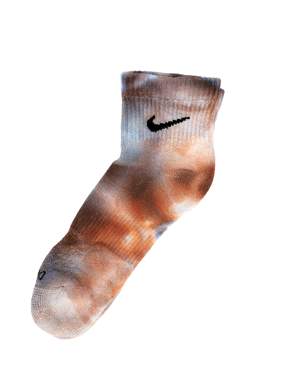 Hand Dyed Nike Socks - Ice Dyed Everyday Plus Limited Colors Tie Dye Crew Socks