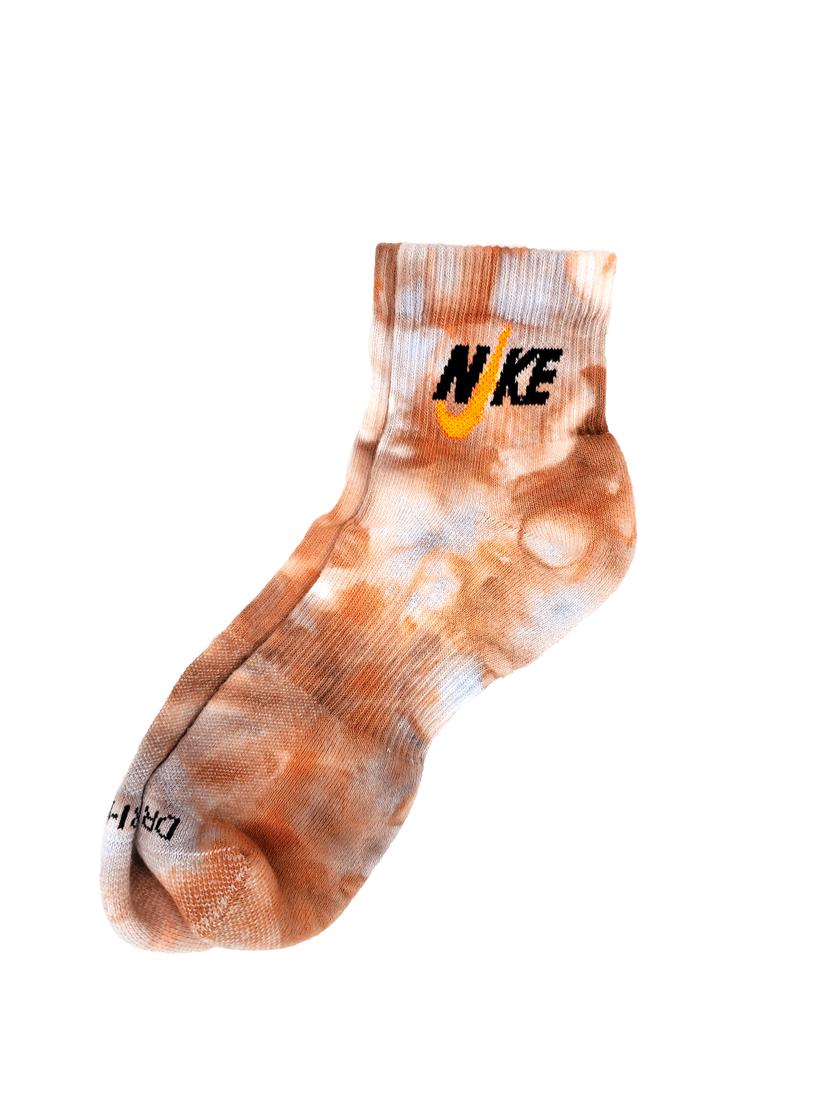 Hand Dyed Nike Socks - Ice Dyed Everyday Plus Limited Colors Tie Dye Crew Socks