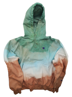 Champion reverse weave dip top dye hoodie