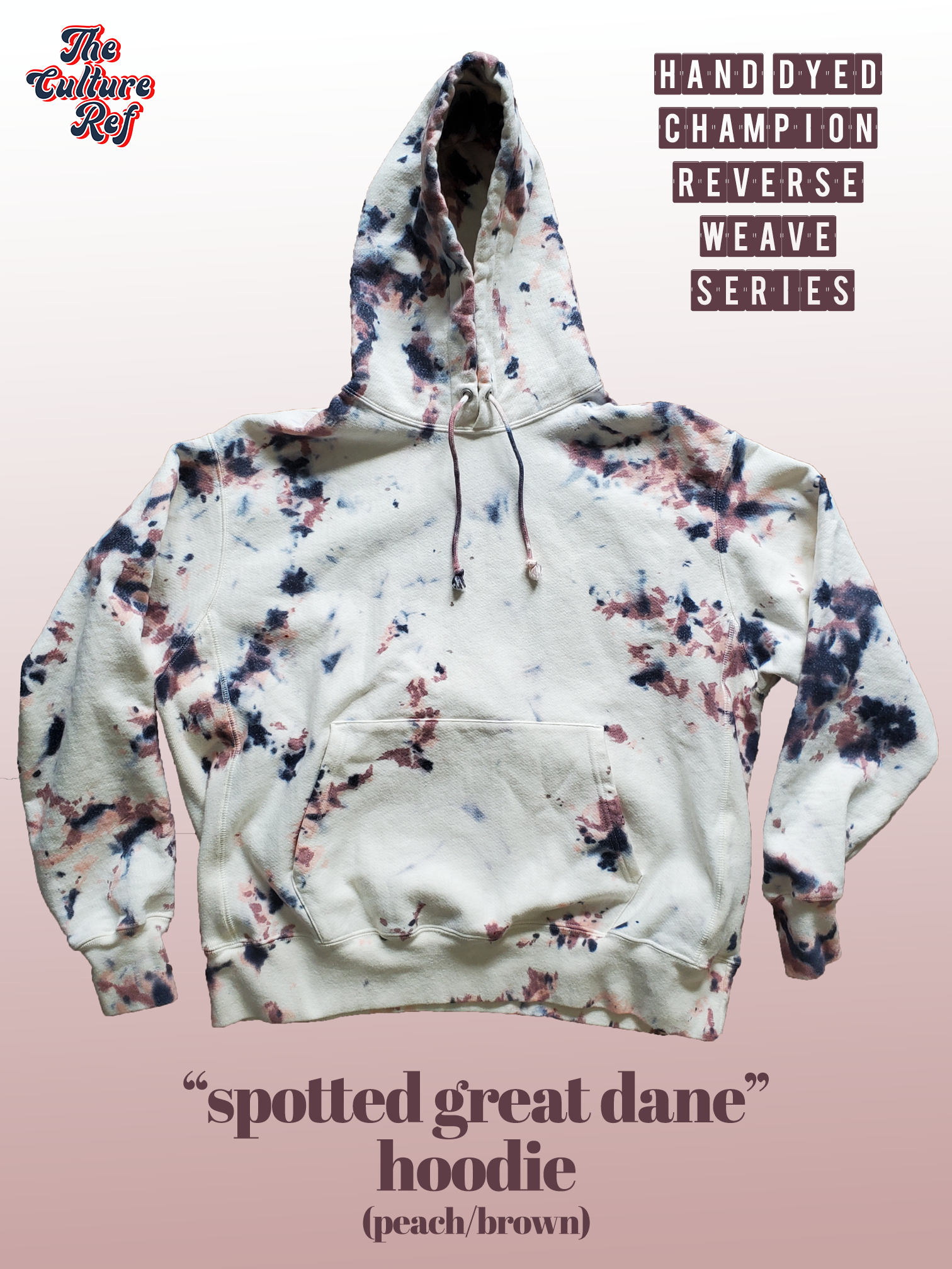 Hand Dyed Hoodie Champion Reverse Weave The Culture Ref Official T