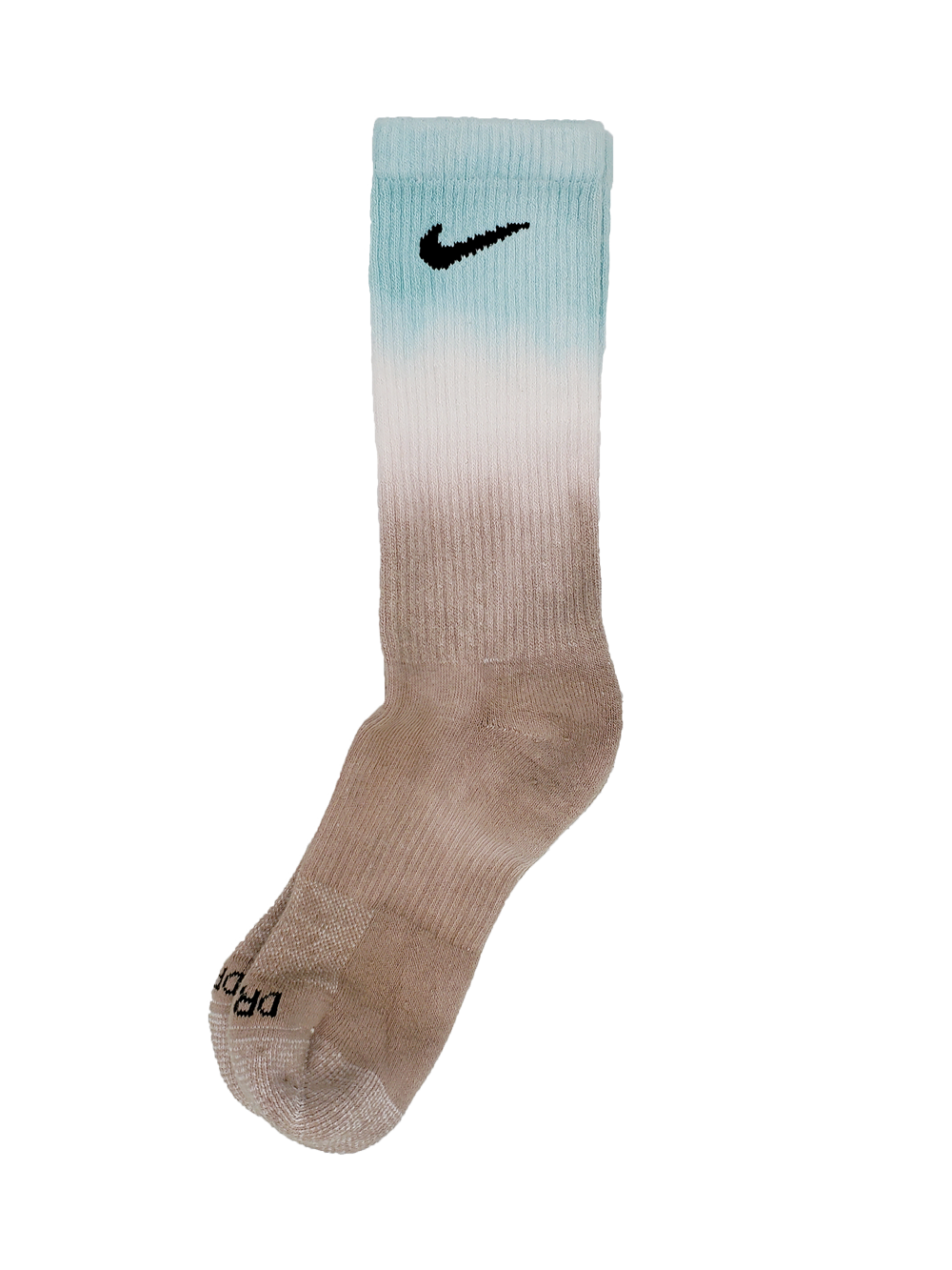 Hand Dyed Nike Socks - Ice Dyed Everyday Plus Limited Colors Tie Dye Crew Socks